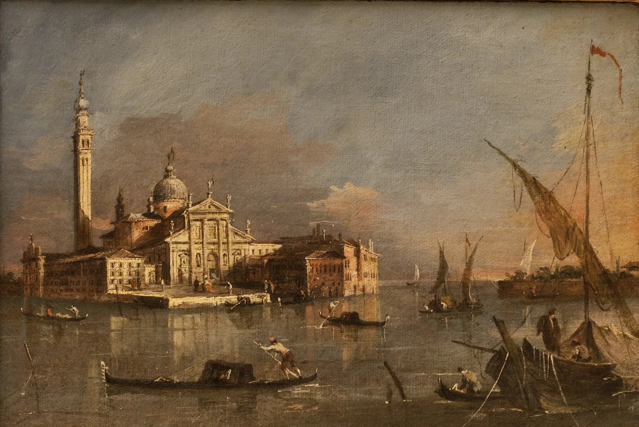 Veduta di San Giorgio Maggiore a Venezia - Museo di Capodimonte, Napoli